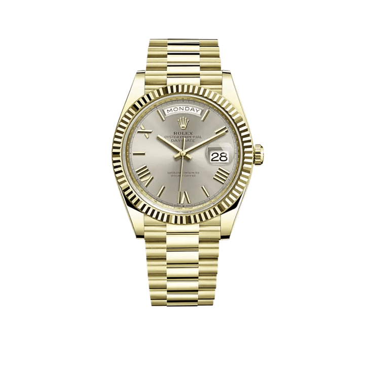 Rolex Day-Date 228238 Yellow Gold Silver Dial (2023) - View 2
