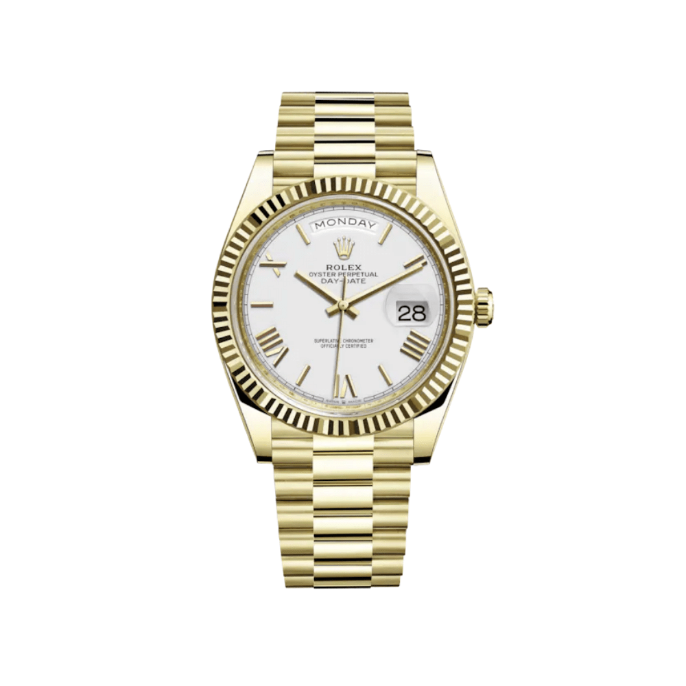 Rolex Day-Date 228238 Yellow Gold White Dial - View 6