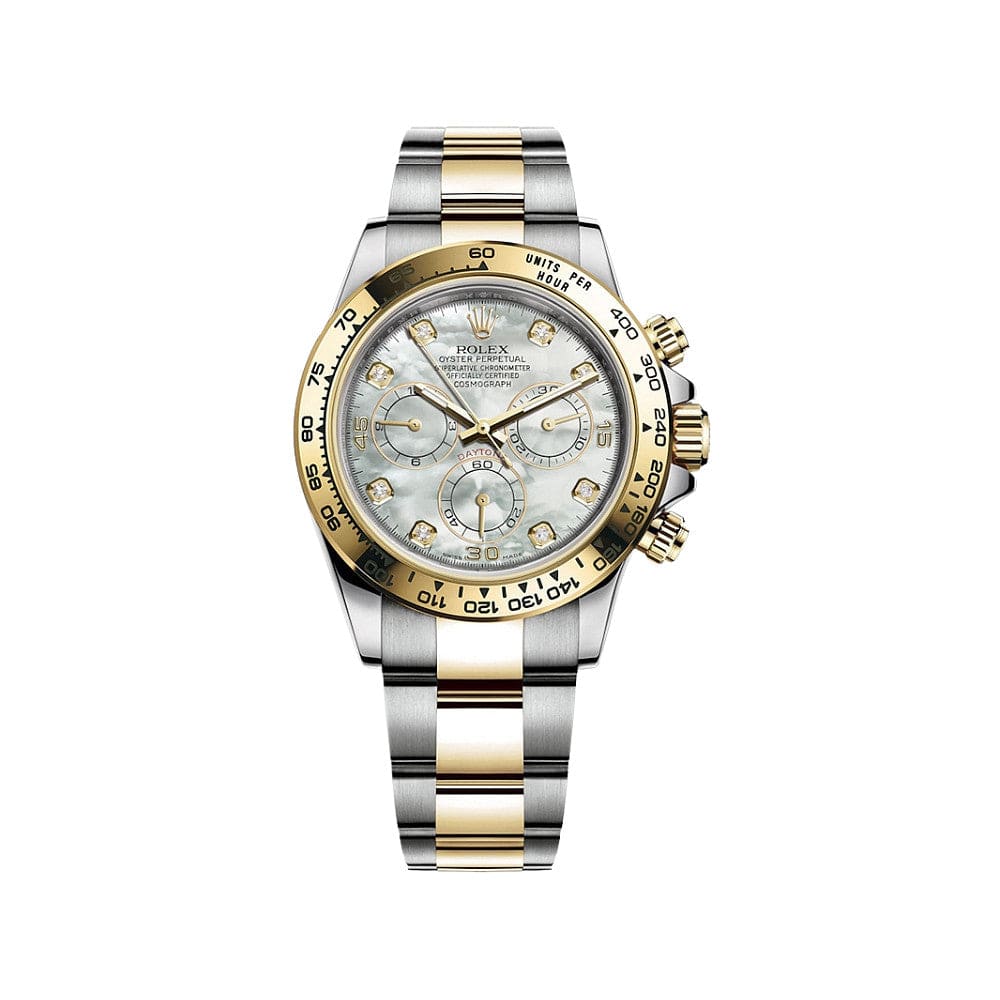 Rolex Daytona 116503 Yellow Gold Stainless Steel Mother of Pearl Diamond Dial - View 8