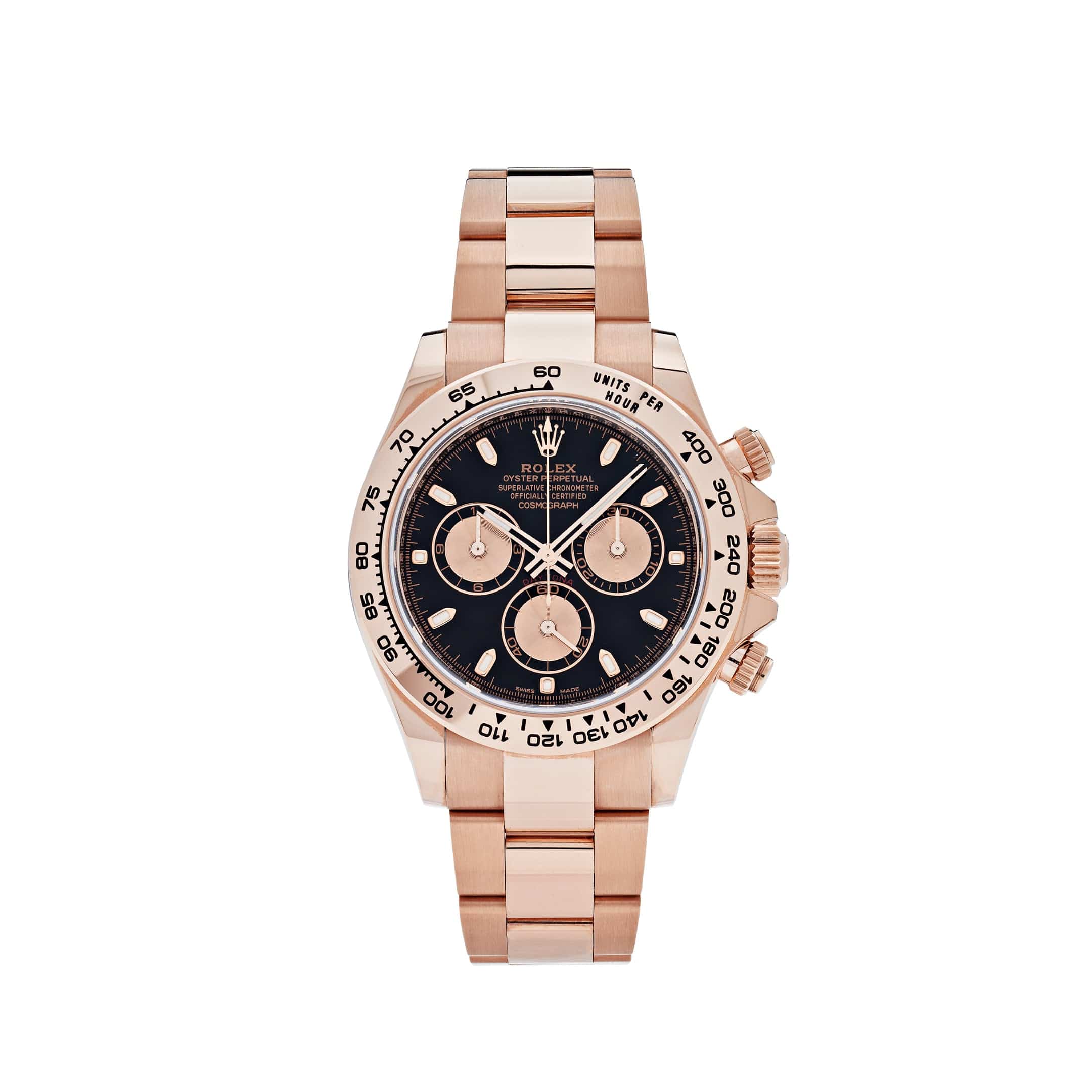 Rolex Daytona 116505 Rose Gold Black Dial (2018) - View 8