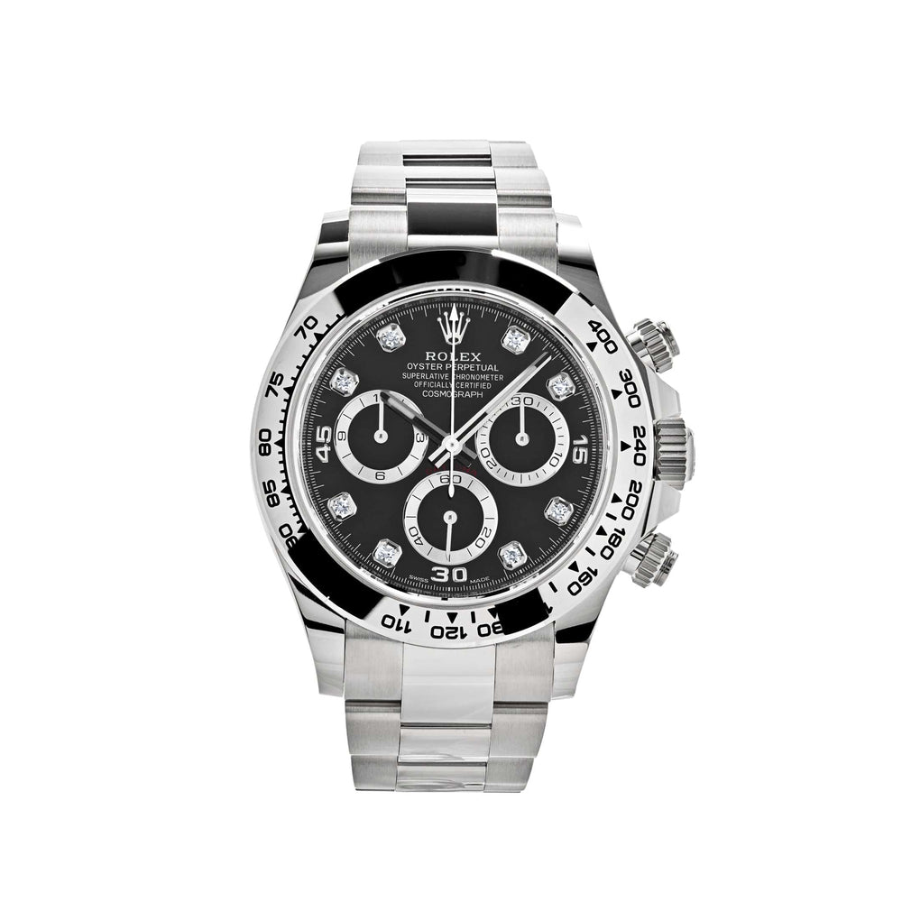 Rolex Daytona 116509 White Gold Black Diamond Dial - View 4