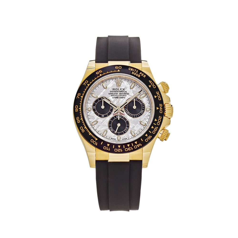 Rolex Daytona 116518LN Yellow Gold Meteorite Dial (2022) - View 4