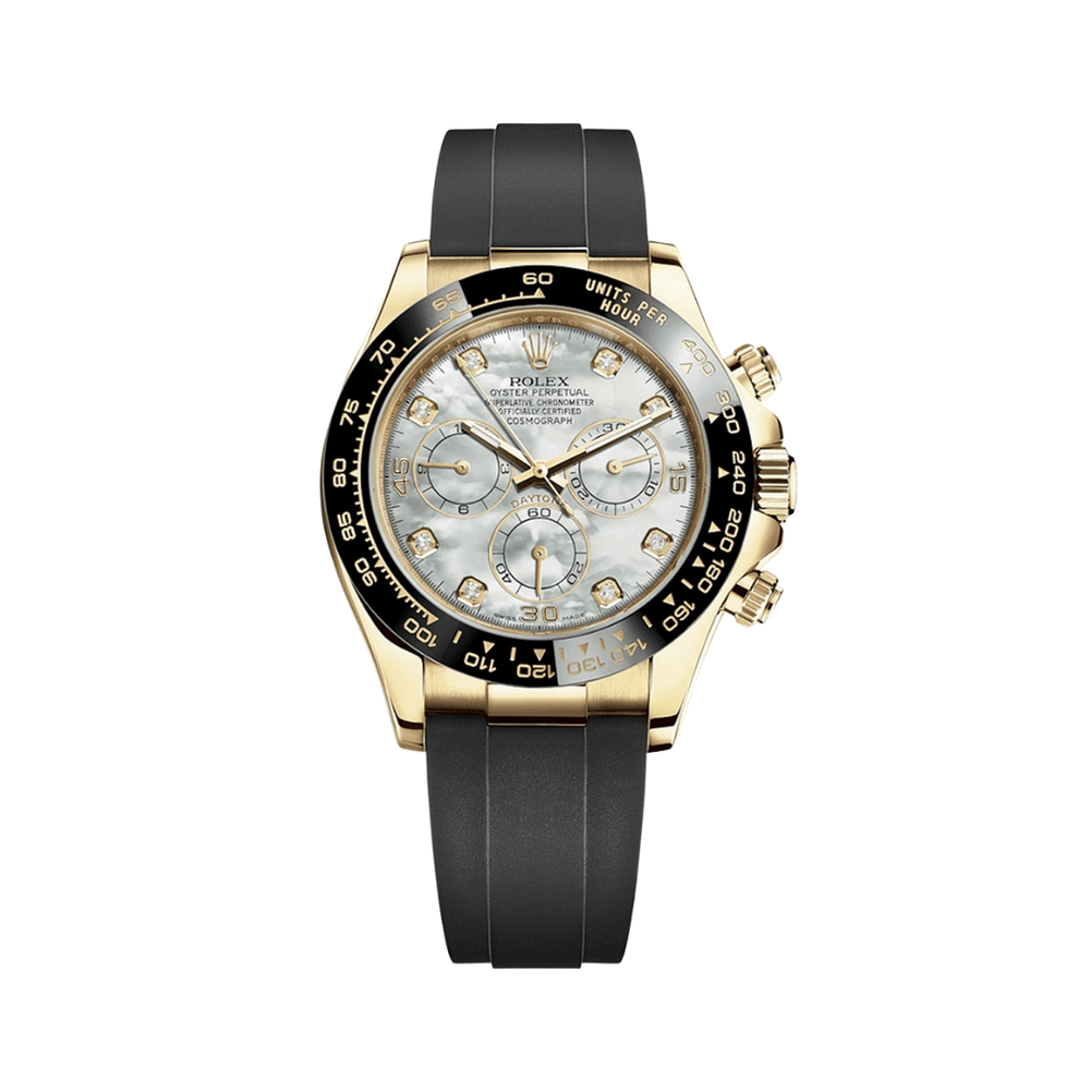 Rolex Daytona 116518LN Yellow Gold Mother Of Pearl Diamond Dial - View 2