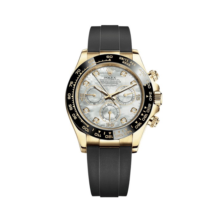 Rolex Daytona 116518LN Yellow Gold Mother Of Pearl Diamond Dial - View 2