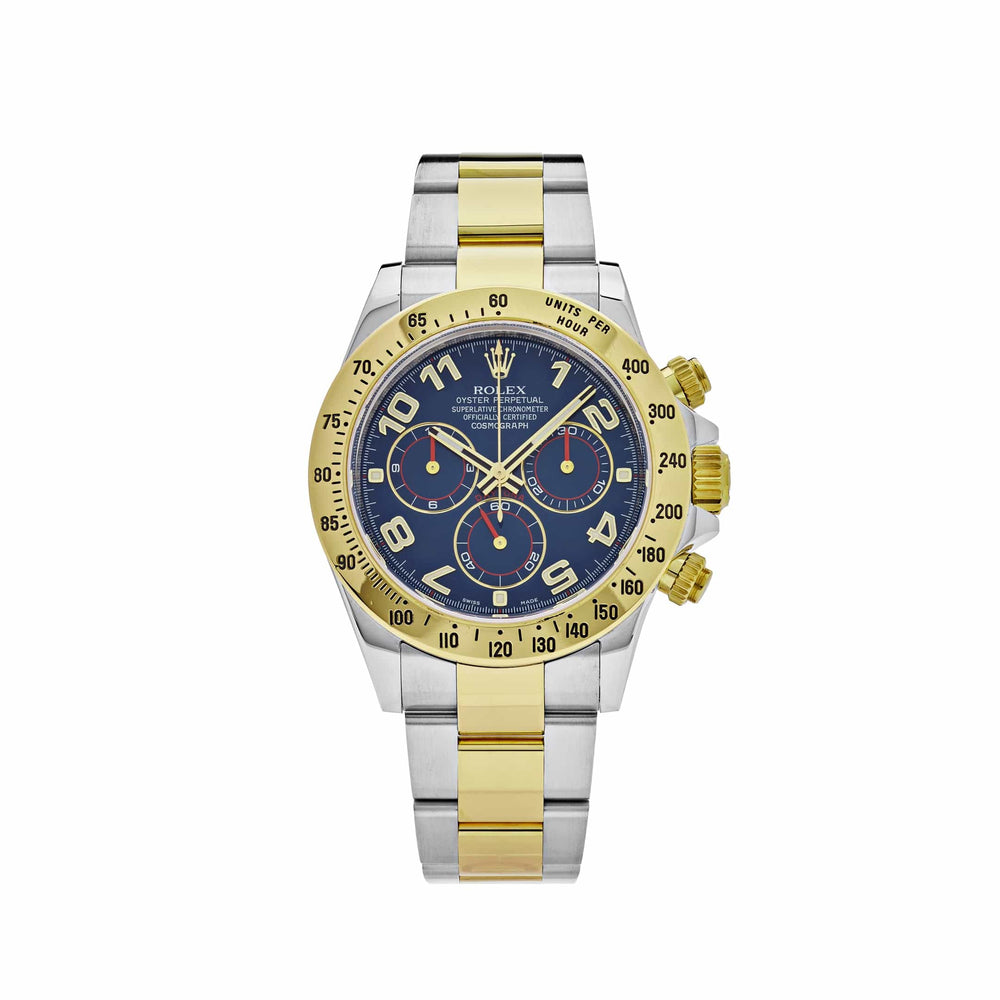 Rolex Daytona 116523 Stainless Steel and Yellow Gold Blue Dial - View 8