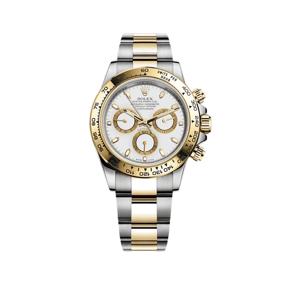 Rolex Daytona 116523 Stainless Steel Yellow Gold White Dial - View 8