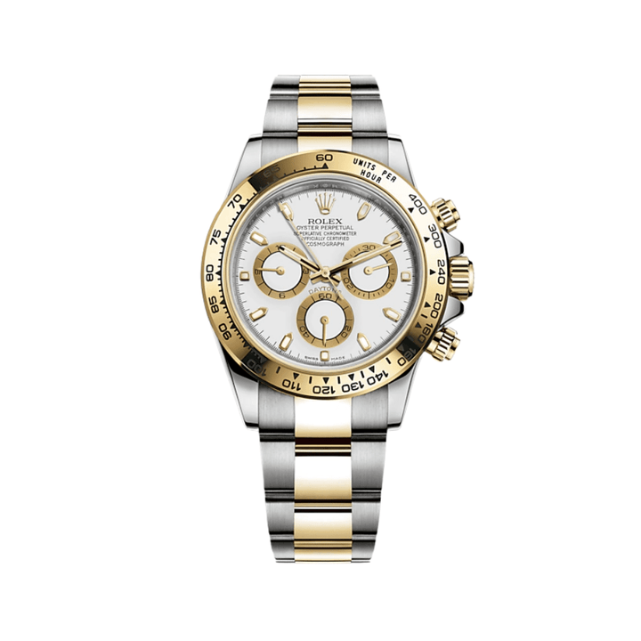 Rolex Daytona 116523 Stainless Steel Yellow Gold White Dial - View 8