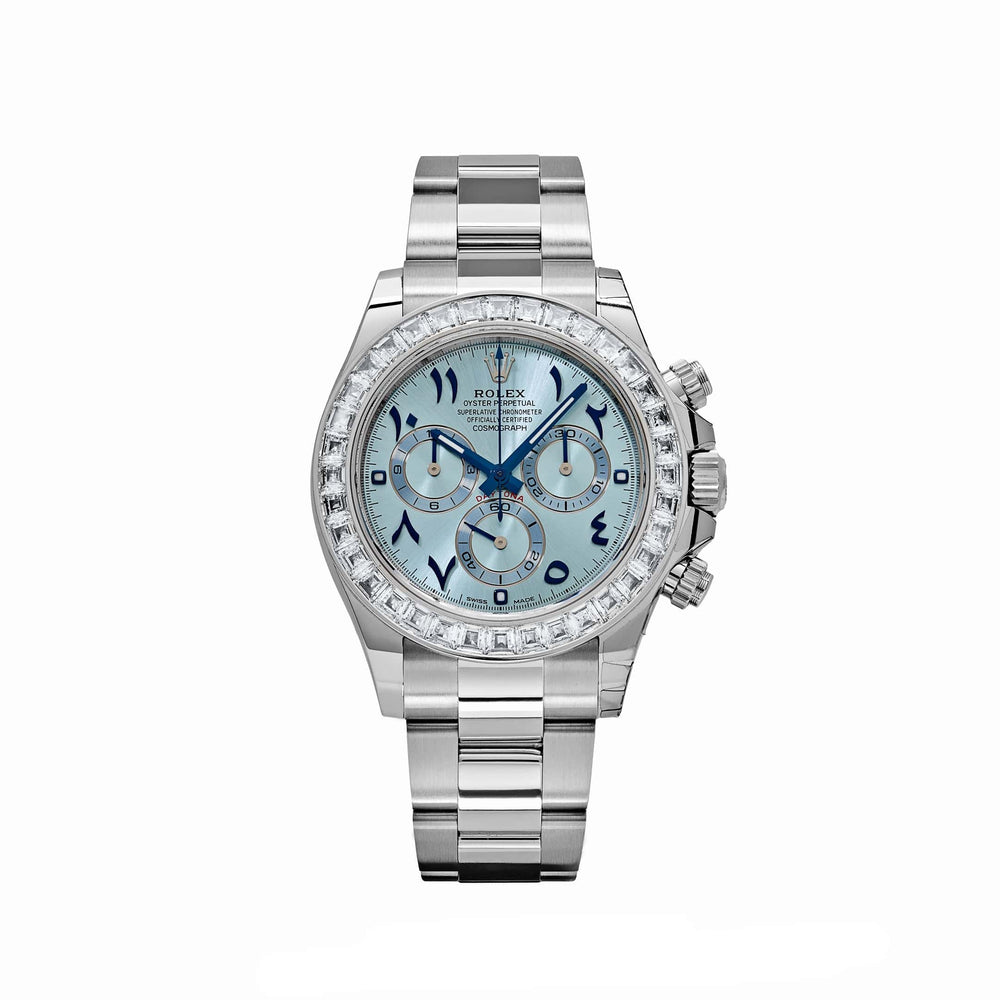 Rolex Daytona 116576TBR Platinum Diamond Ice Blue Arabic Dial (2023) - View 13