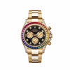 Rolex Daytona 116598RBOW 'Rainbow' Oro Amarillo Esfera Negra Bisel de Zafiro