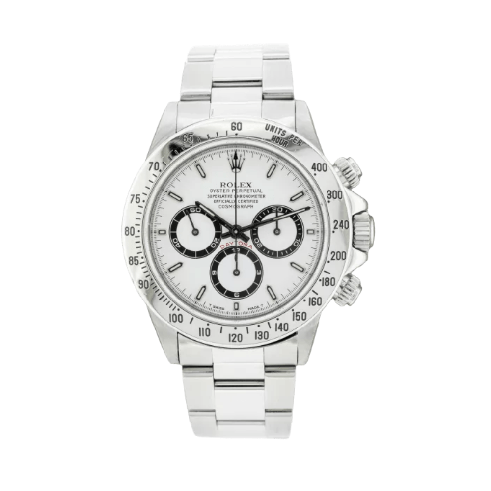 Rolex Daytona 16520 Zenith Movement Stainless Steel White Dial - View 13