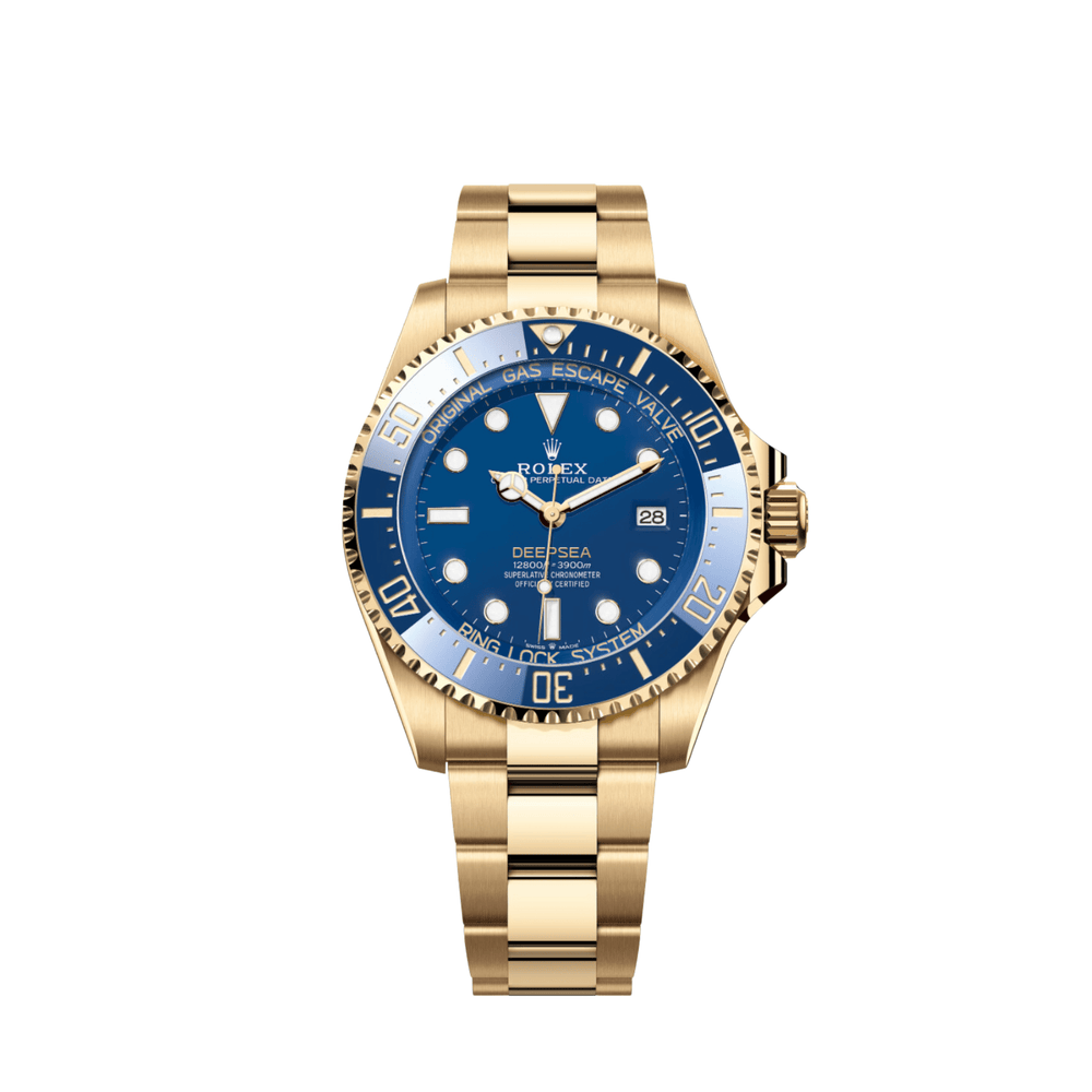 Rolex Deepsea 136668LB Yellow Gold Blue Dial Oyster (2024) - View 2