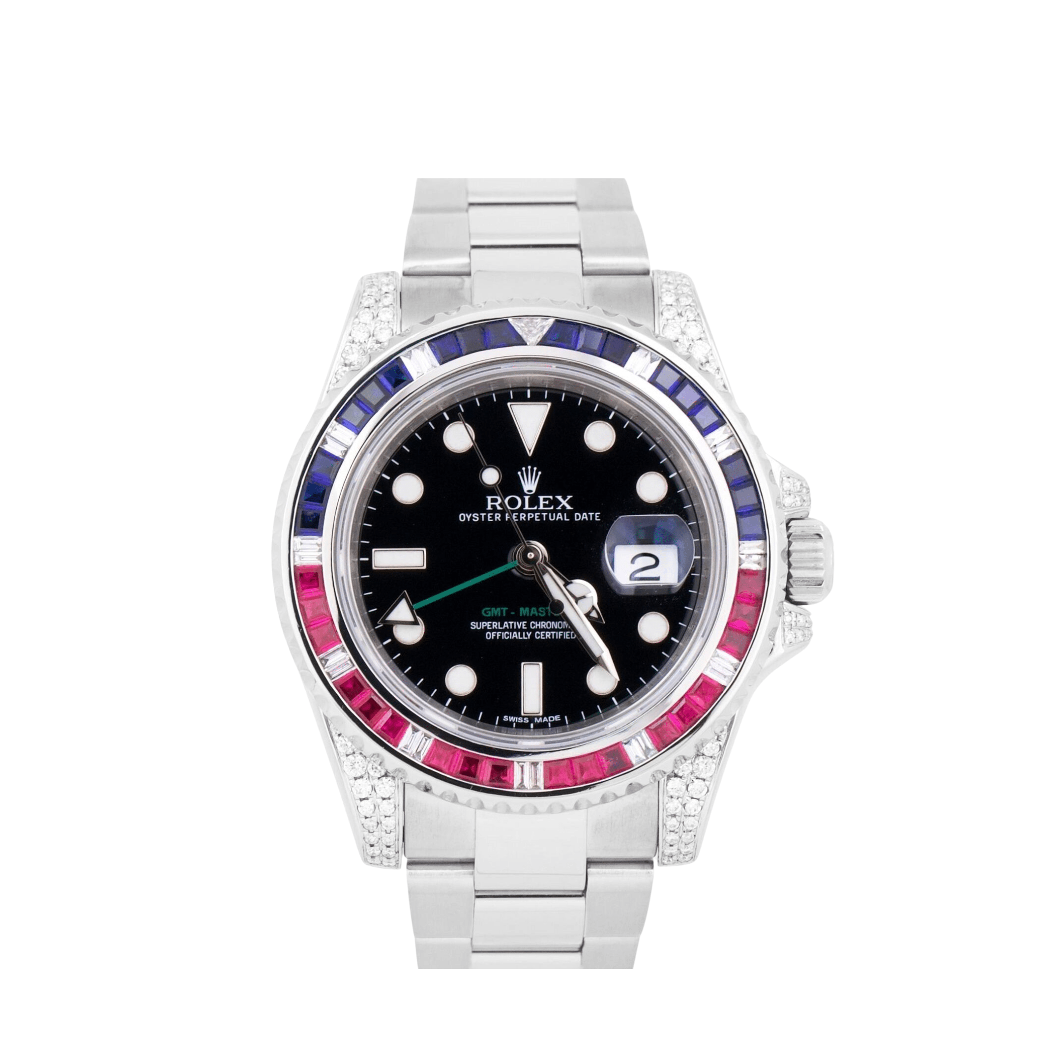 Rolex GMT-Master II 116759SARU White Gold Black Dial - View 2