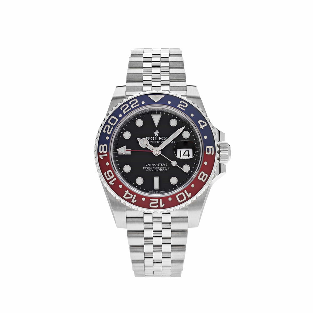 Rolex GMT-Master II 126710BLRO 'Pepsi' Stainless Steel Black Dial Jubilee - View 12