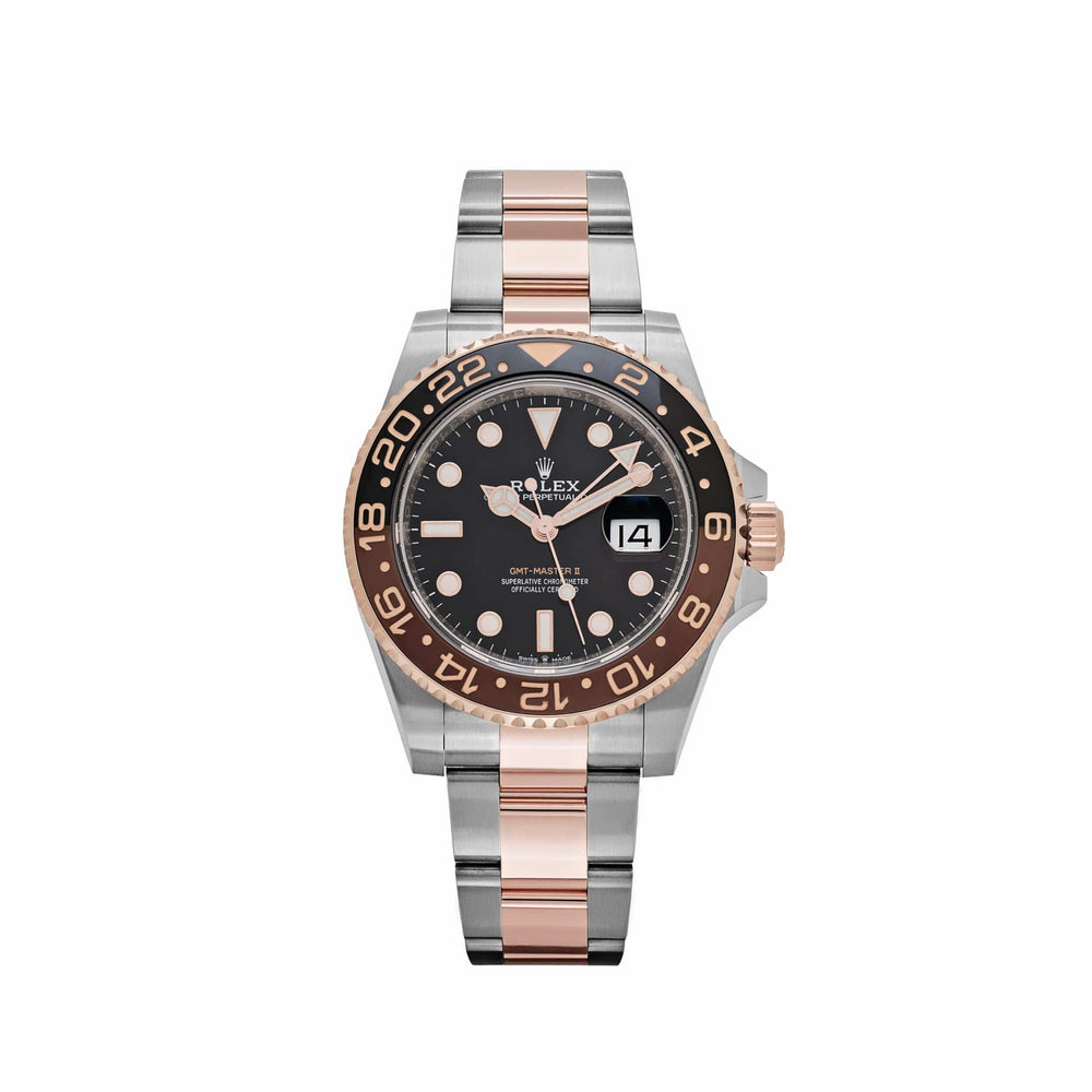 Rolex GMT-Master II 126711CHNR 'Root Beer' Rose Gold Stainless Black Dial (2020) - View 13