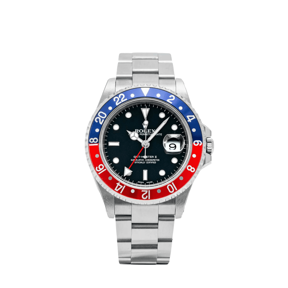 Rolex GMT-Master II 16710 'Pepsi' Stainless Steel Black Dial - View 2
