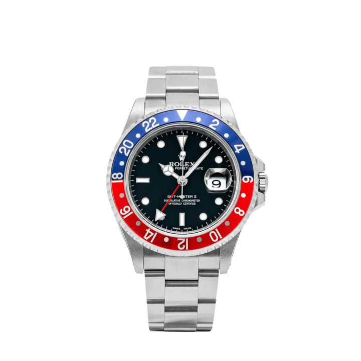 Rolex GMT-Master II 16710 'Pepsi' Stainless Steel Black Dial - View 2
