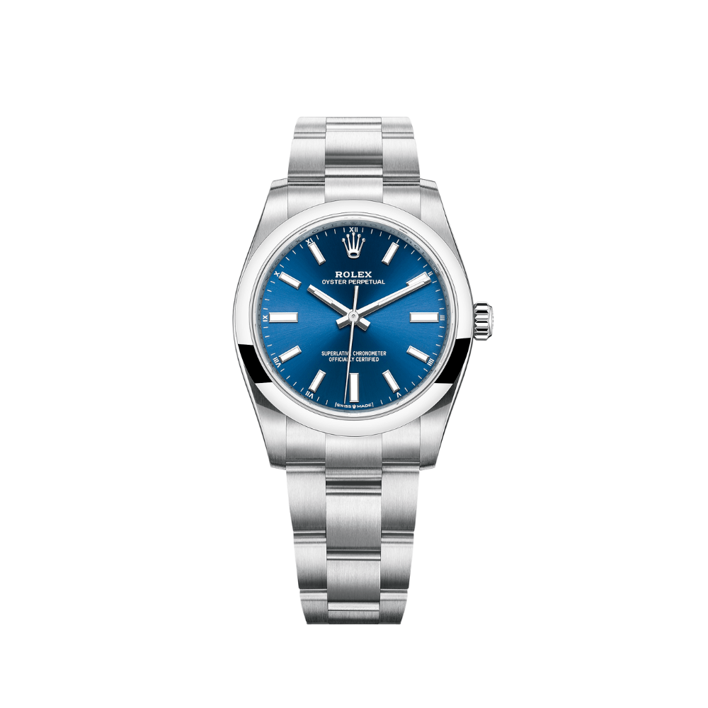 Rolex Oyster Perpetual 124200 'Ladies' Stainless Steel Blue Dial - View 10