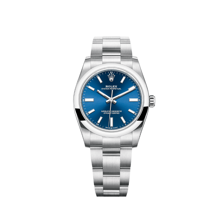 Rolex Oyster Perpetual 124200 'Ladies' Stainless Steel Blue Dial - View 10