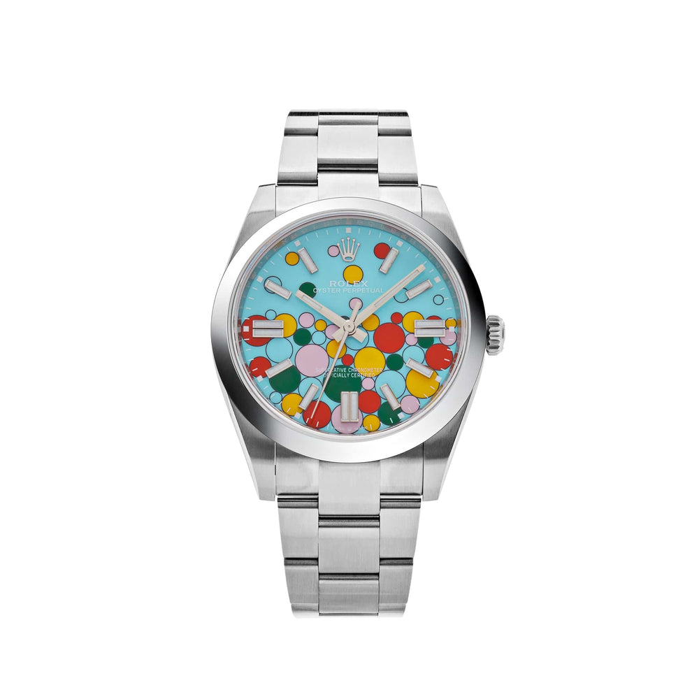 Rolex Oyster Perpetual 124300 'Celebration Motif' Dial (2024) - View 13
