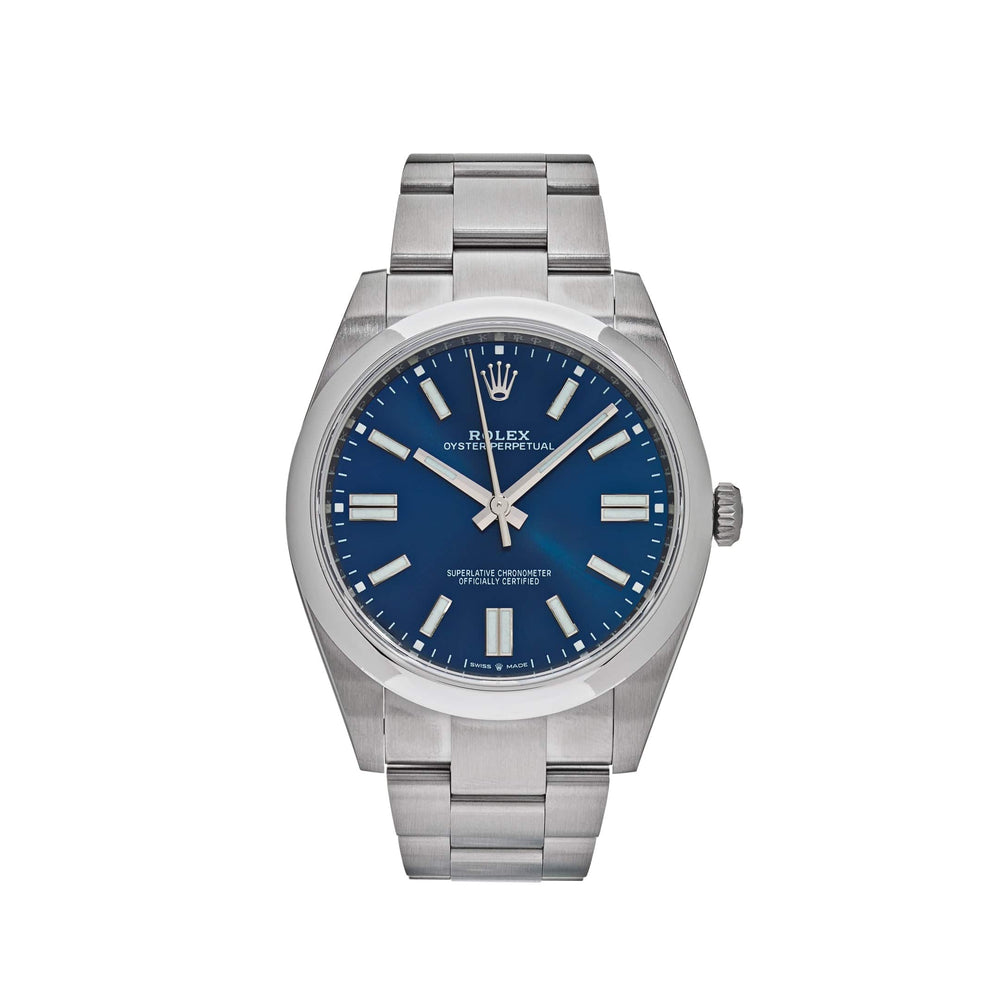Rolex Oyster Perpetual 124300 Stainless Steel Bright Blue Dial - View 4