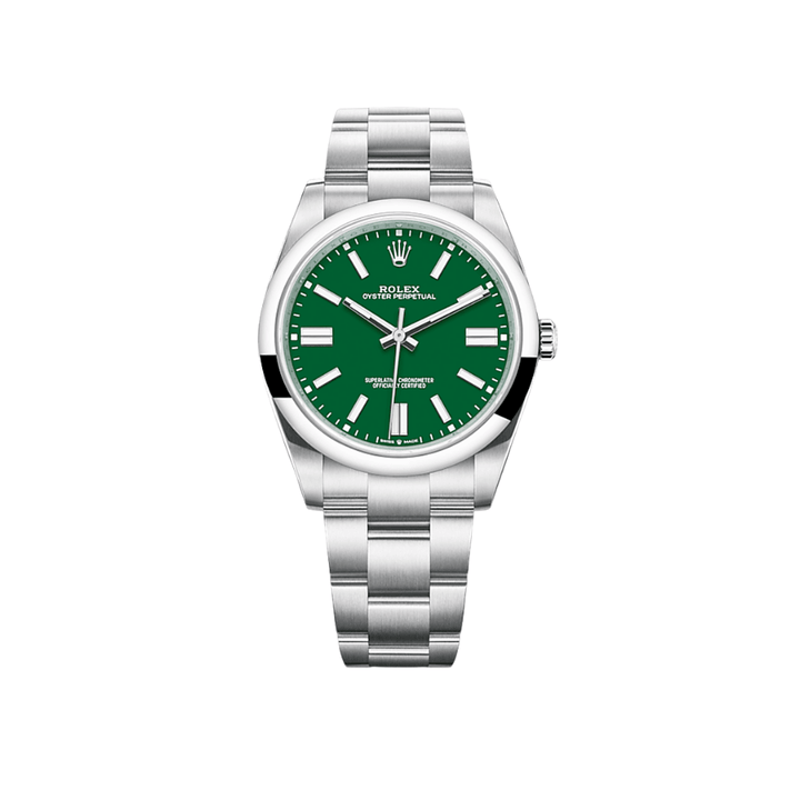 Rolex Oyster Perpetual 124300 Stainless Steel Green Dial - View 6