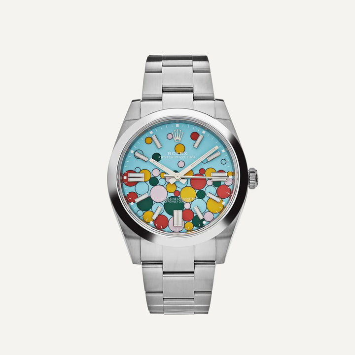Rolex Oyster Perpetual 126000 Stainless Steel 'Celebration Motif' Dial (2024) - View 13