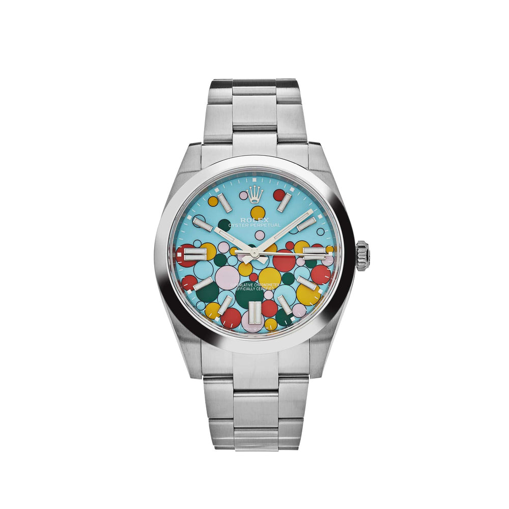 Rolex Oyster Perpetual 126000 Stainless Steel 'Celebration Motif' Dial (2024) - View 13