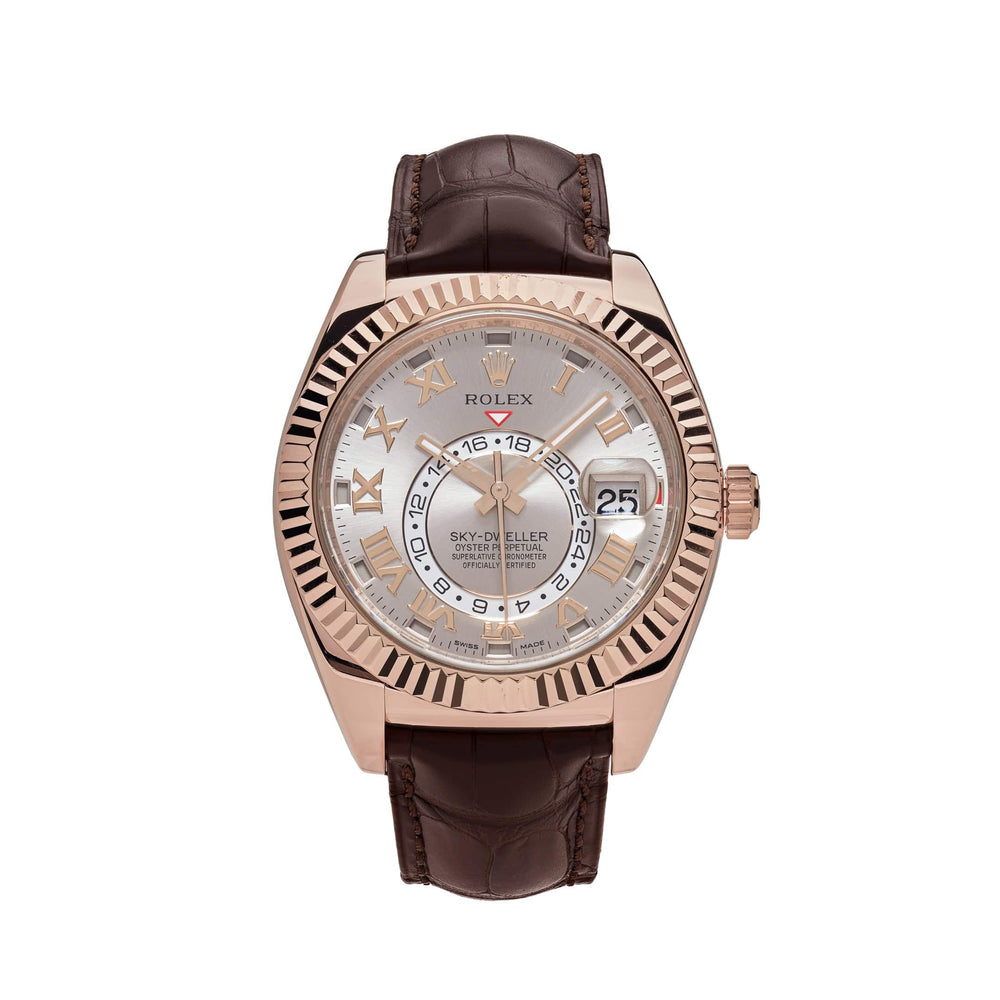 Rolex Sky-Dweller 326135 Rose Gold Sundust Dial (2016) - View 4