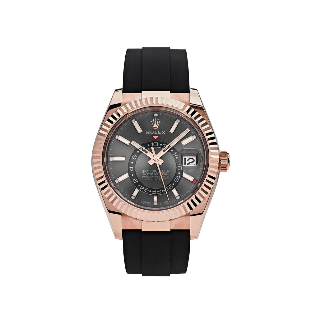 Rolex Sky-Dweller 326235 Rose Gold Rhodium Dial - View 13