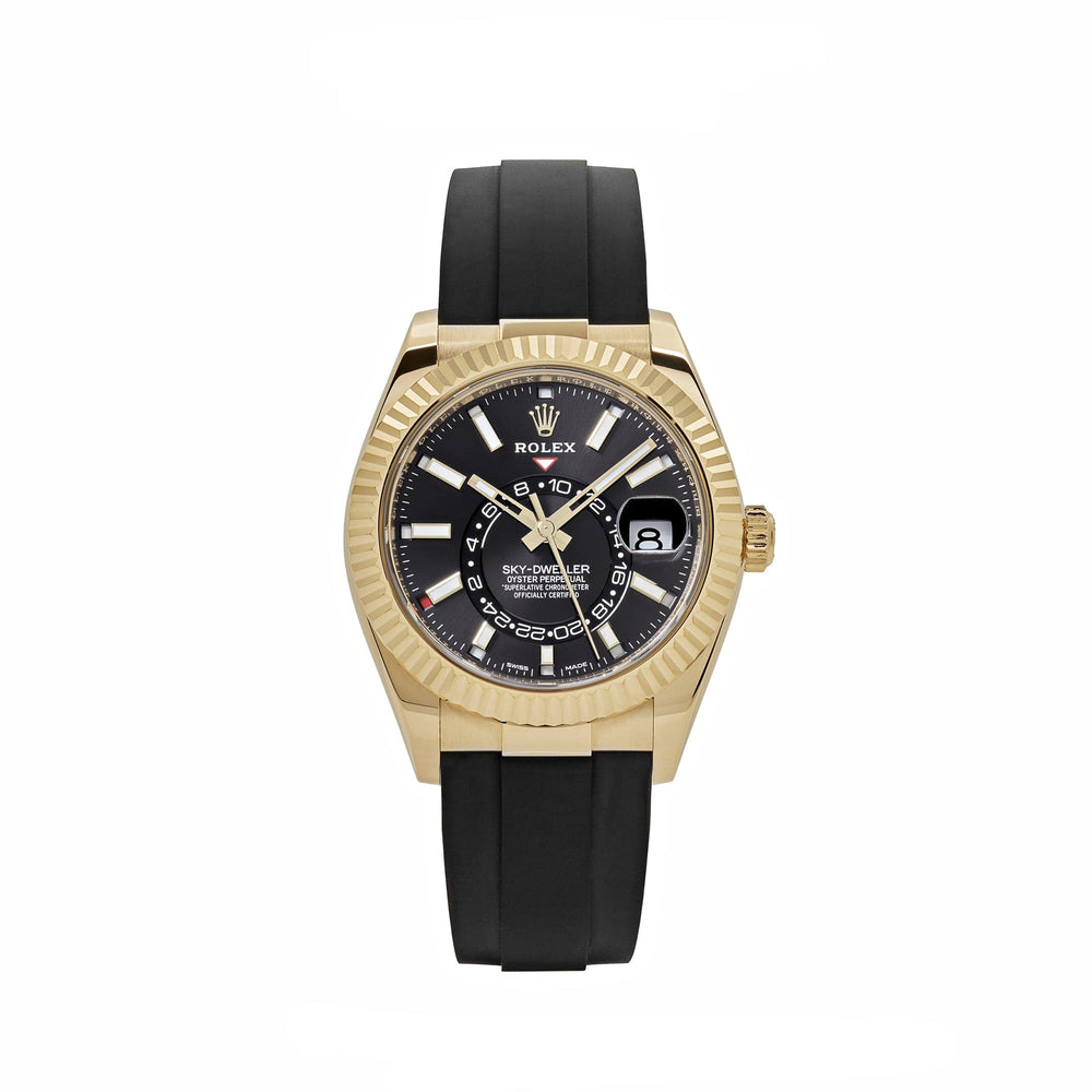 Rolex Sky-Dweller 326238 Yellow Gold Bright Black Dial - View 13