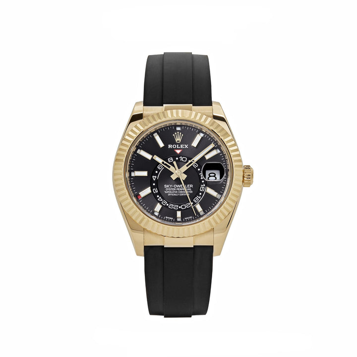 Rolex Sky-Dweller 326238 Yellow Gold Bright Black Dial - View 13