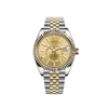 Rolex Sky-Dweller 326933 Acero inoxidable Oro amarillo Esfera color champán