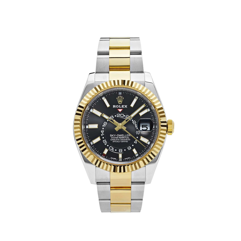Rolex Sky-Dweller 326933 Stainless Steel Yellow Gold Black Dial (2020) - View 13