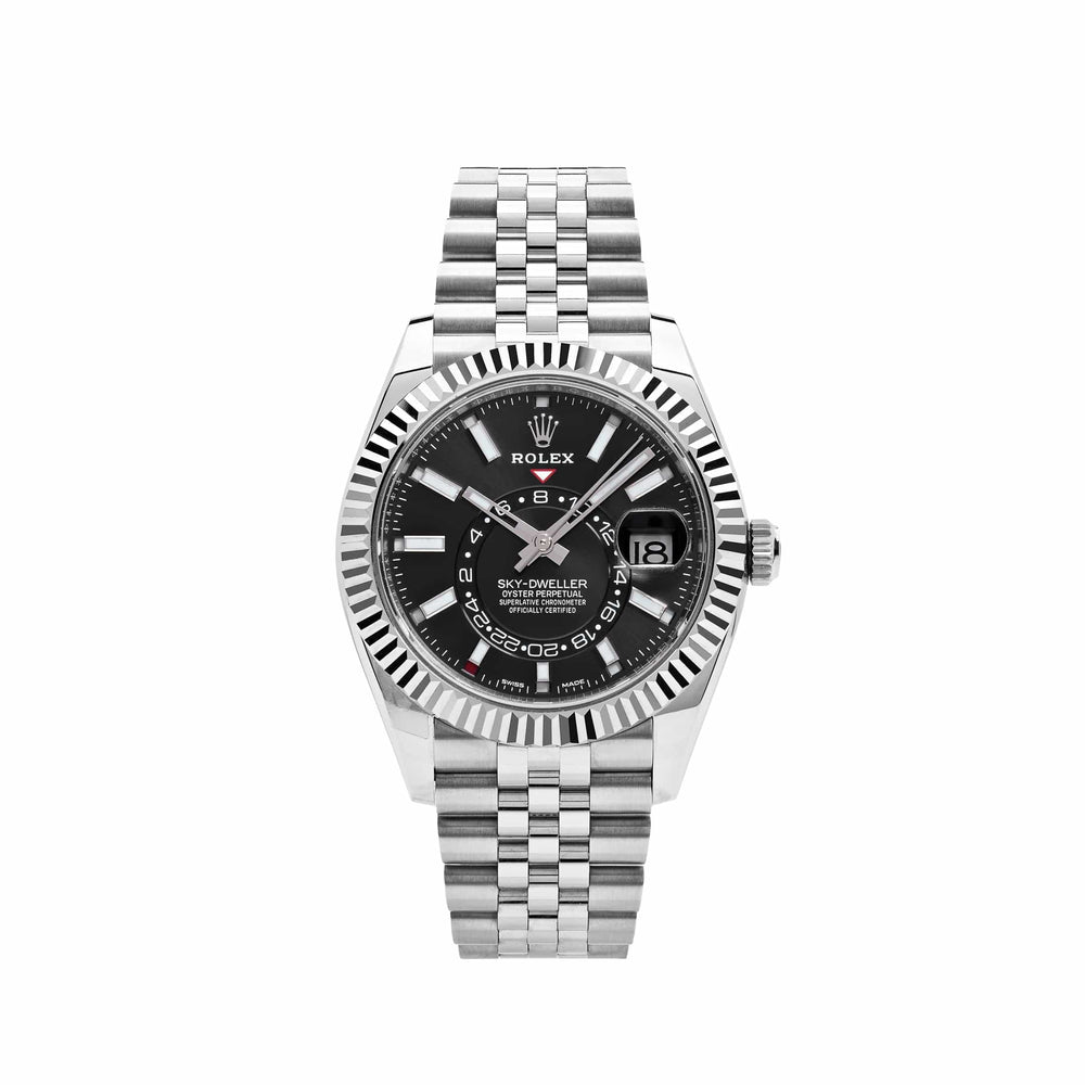 Rolex Sky-Dweller 326934 Stainless Steel Black Dial Jubilee - View 13