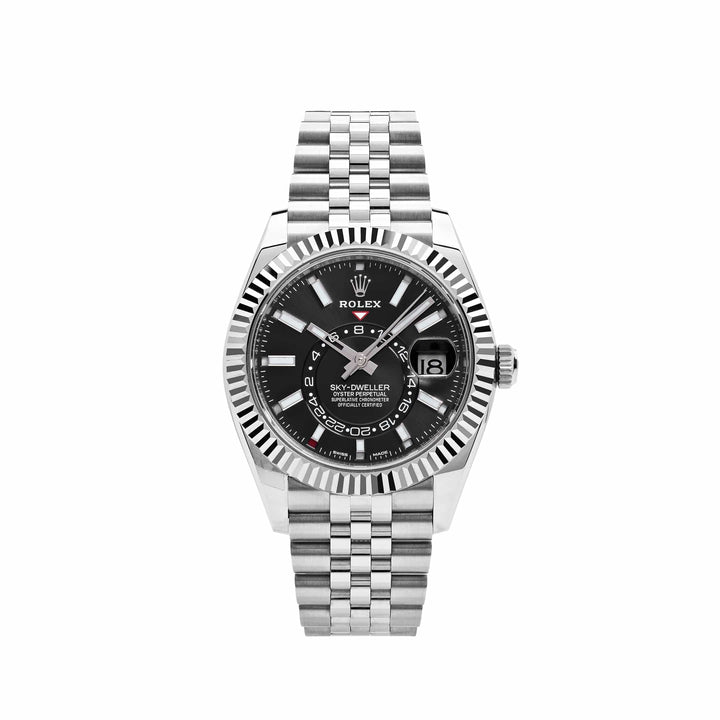 Rolex Sky-Dweller 326934 Stainless Steel Black Dial Jubilee - View 13