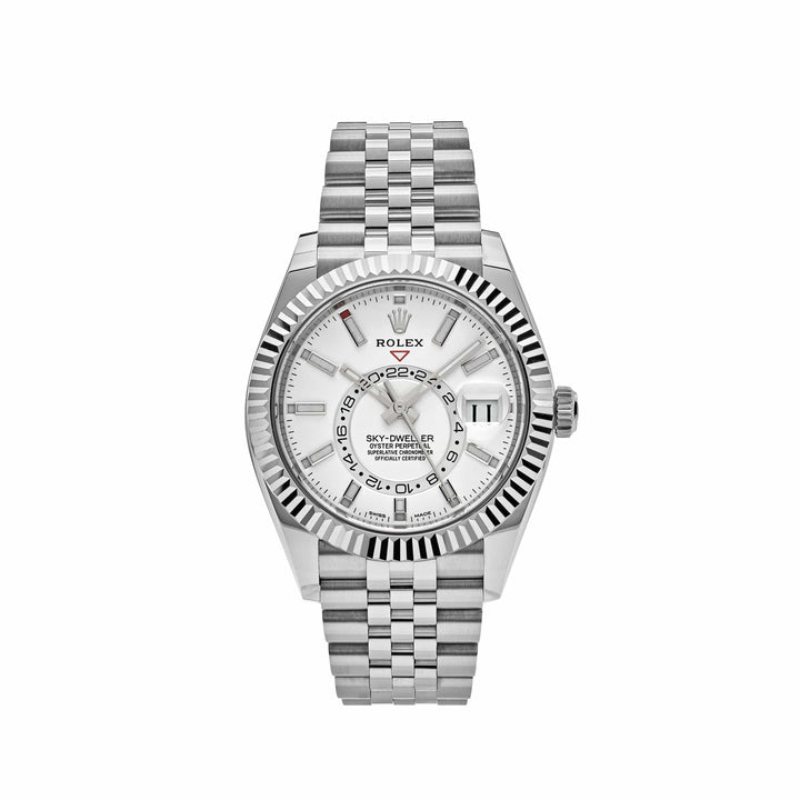 Rolex Sky-Dweller 326934 Stainless Steel White Dial Jubilee - View 13