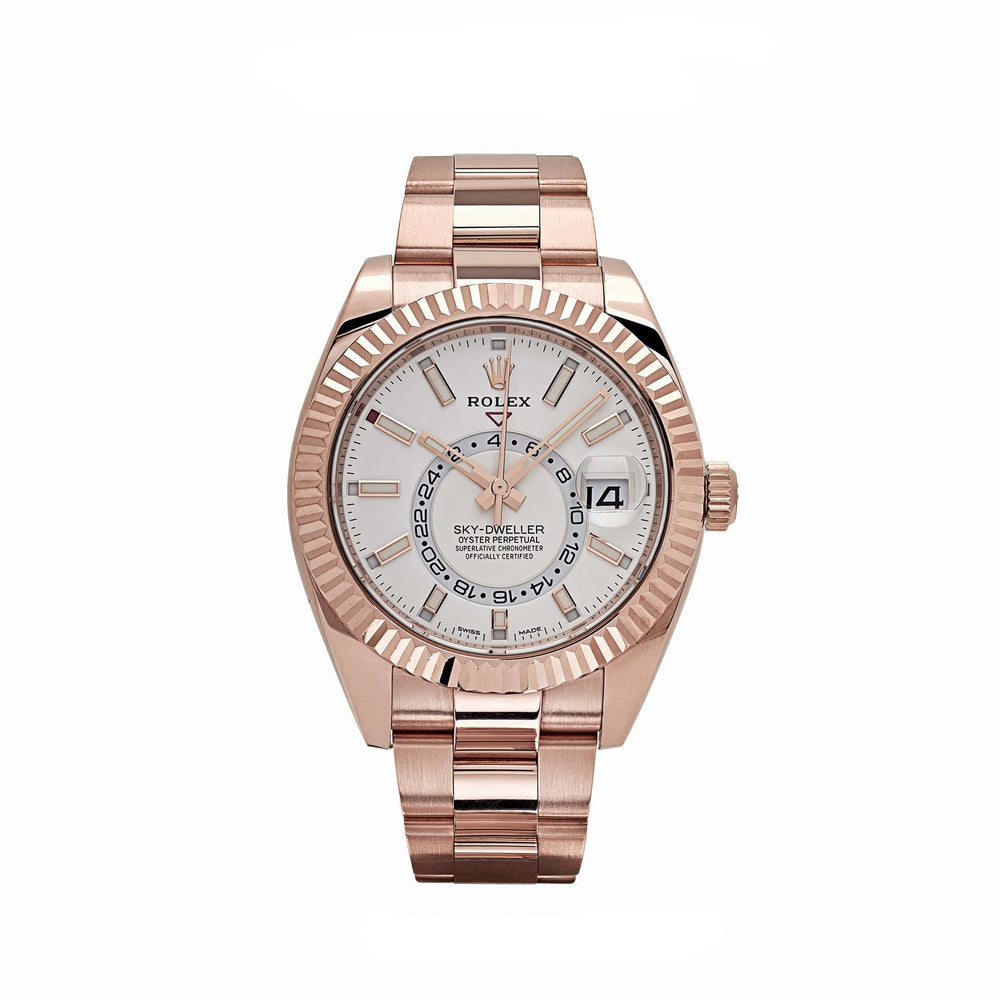 Rolex Sky-Dweller 326935 Rose Gold White Dial (2021) - View 13