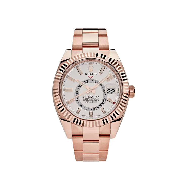 Rolex Sky-Dweller 326935 Rose Gold White Dial - View 4