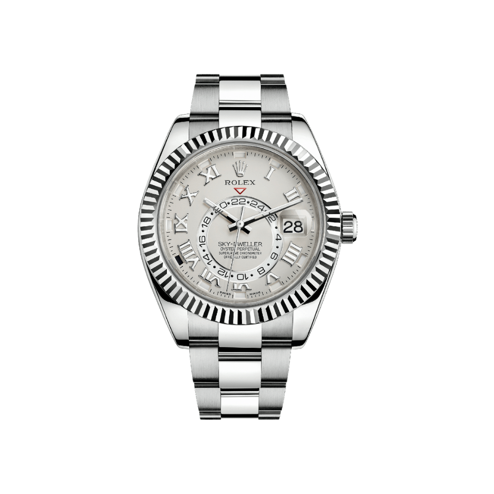 Rolex Sky-Dweller 326939 White Gold Ivory Roman Dial Oyster - View 2