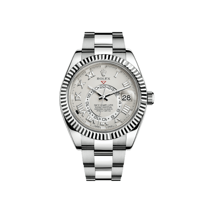 Rolex Sky-Dweller 326939 White Gold Ivory Roman Dial Oyster - View 2