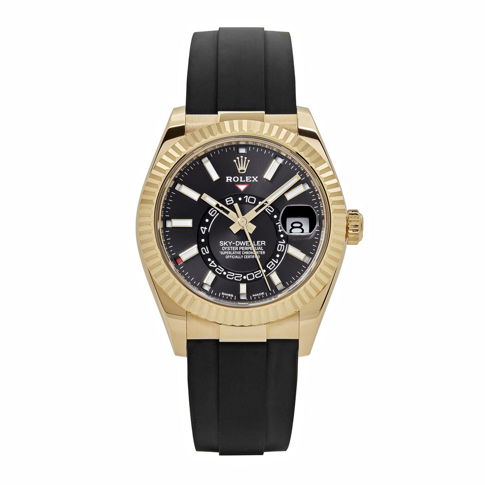 Rolex Sky-Dweller 336238 Yellow Gold Bright Black Dial (2024) - View 13