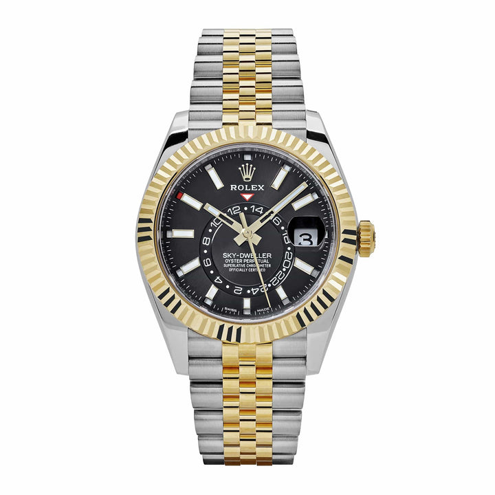 Rolex Sky-Dweller 336933 Stainless Steel Yellow Gold Jubilee Black Dial (2024) - View 13