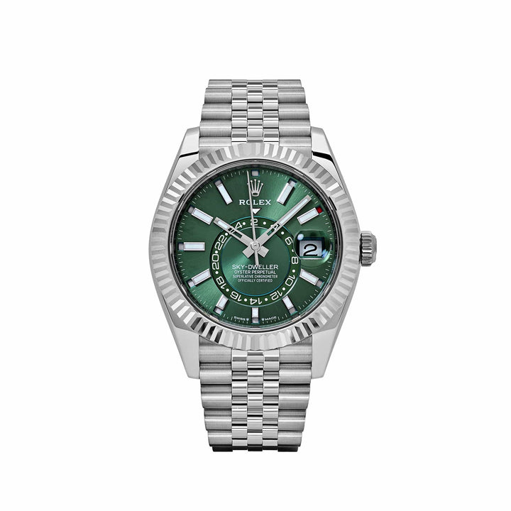 Rolex Sky-Dweller 336934 Stainless Steel Green Dial Jubilee (2025) - View 13
