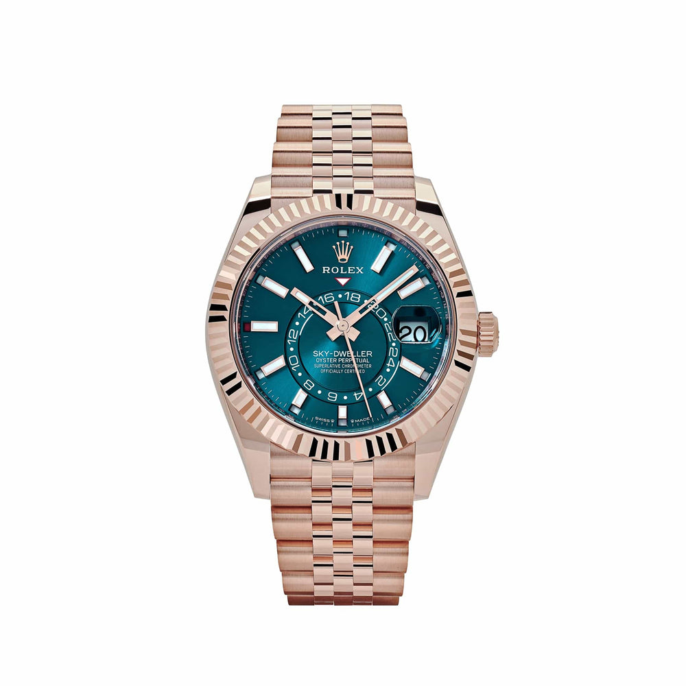 Rolex Sky-Dweller 336935 Everose Gold Blue Dial Jubilee - View 13