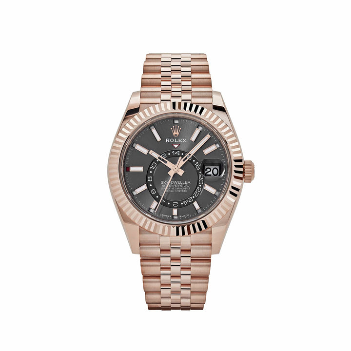 Rolex Sky-Dweller 336935 Everose Gold Slate Dial Jubilee - View 13