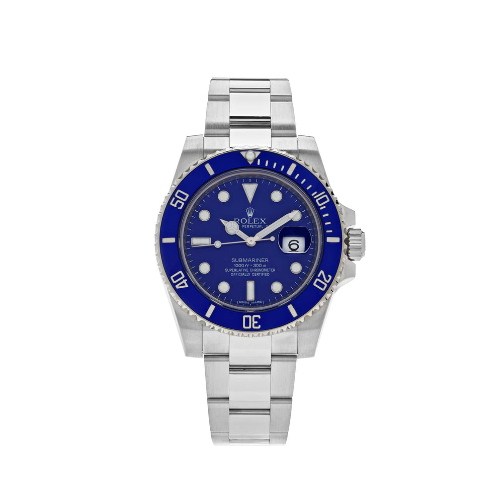 Rolex Submariner Date 116619LB White Gold Blue Dial Blue Bezel - View 4