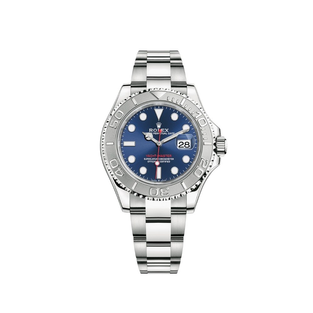 Rolex Yacht-Master 116622 Stainless Steel Platinum Blue Dial - View 10