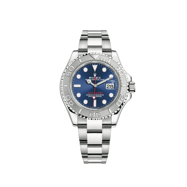Rolex Yacht-Master 116622 Stainless Steel Platinum Blue Dial - View 10