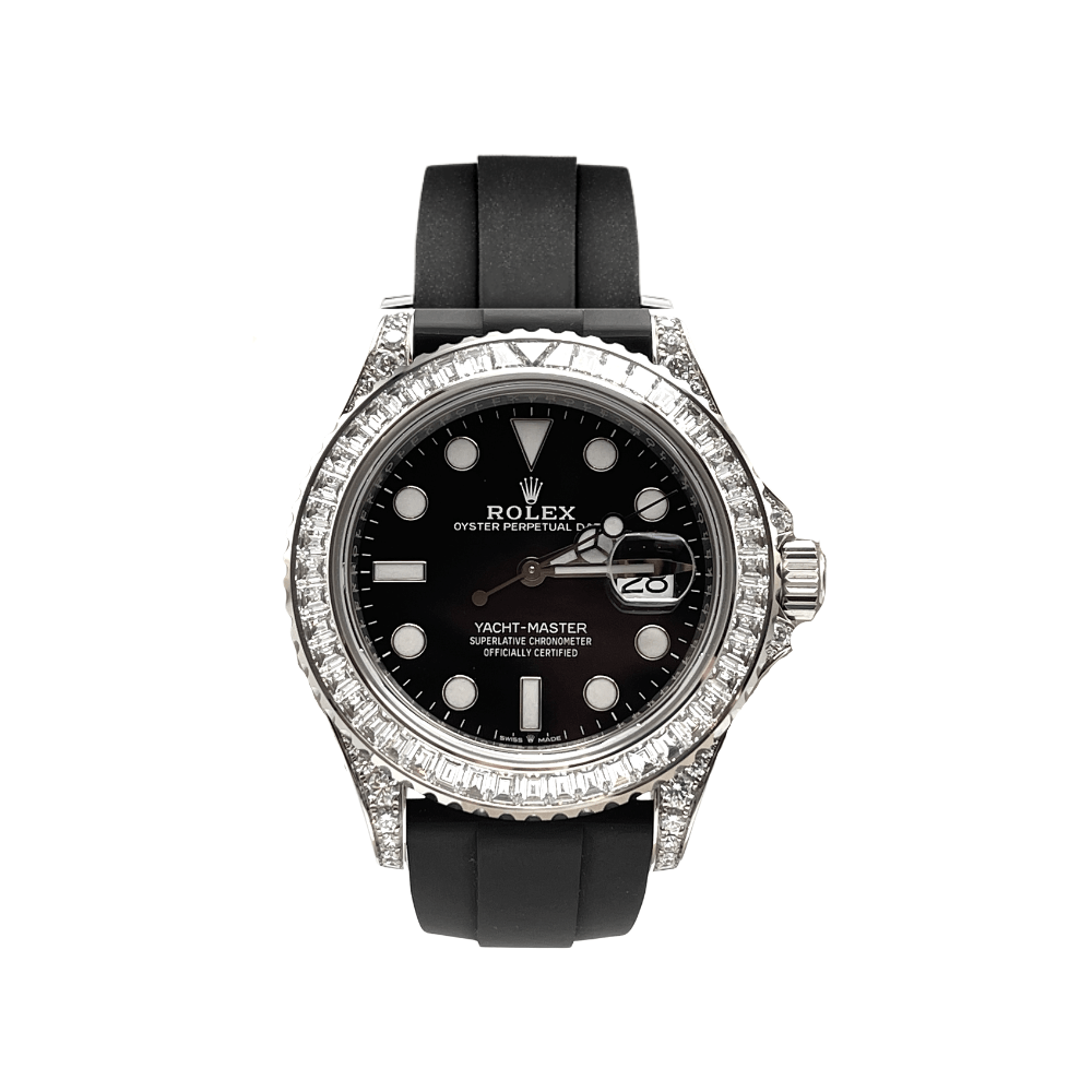 Rolex Yacht-Master 226679TBR White Gold Black Dial Diamond Bezel - View 10