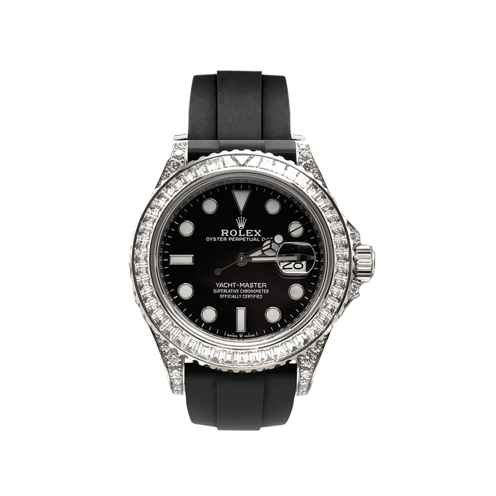 Rolex Yacht-Master 226679TBR White Gold Black Dial Diamond Bezel - View 10